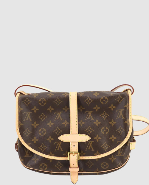 [LOUIS VUITTON-루이비통]캔버스 가죽 숄더백 M42256
