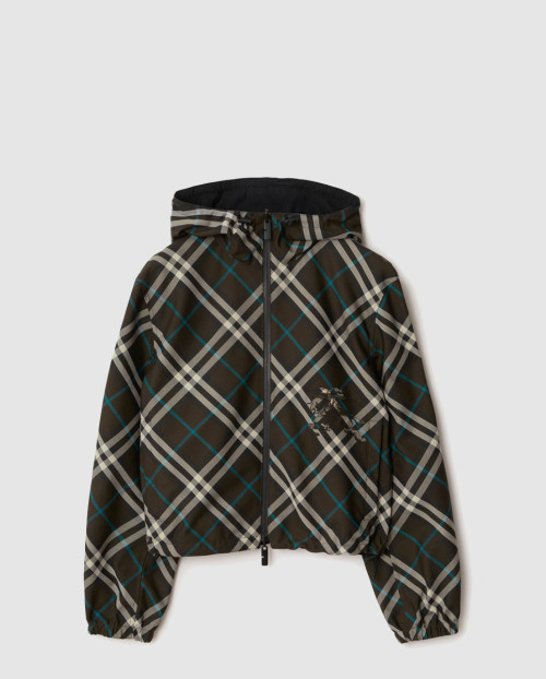 [BURBERRY-버버리]크롭 리버시블 체크 재킷 81058251