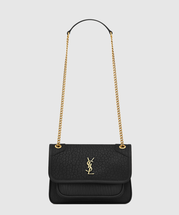 [SAINT LAURENT-생로랑]그레인 램스킨 소재 niki 미니 828736