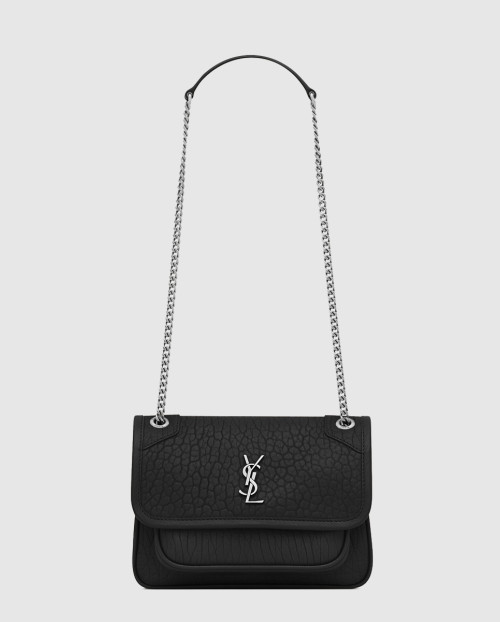[SAINT LAURENT-생로랑]그레인 램스킨 소재 niki 미니 828736