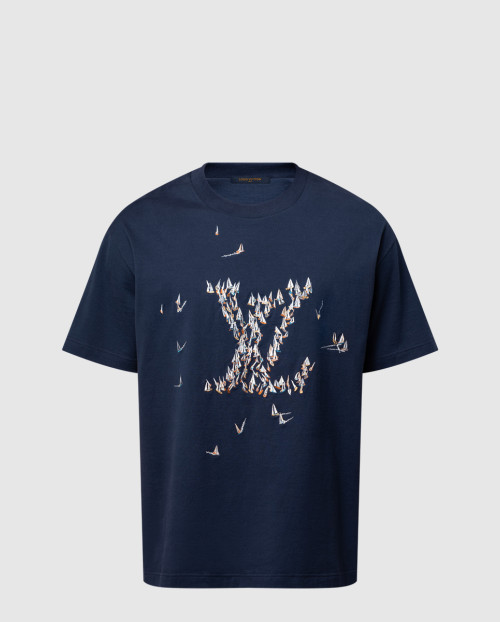 [LOUIS VUITTON-루이비통]엠브로이더드 코튼 티셔츠 1AHW60