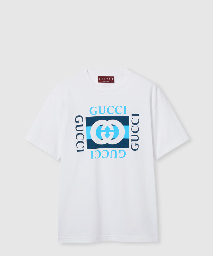 레플리카|이미테이션 gucci-구찌프린트-코튼-저지-티셔츠-796395-9