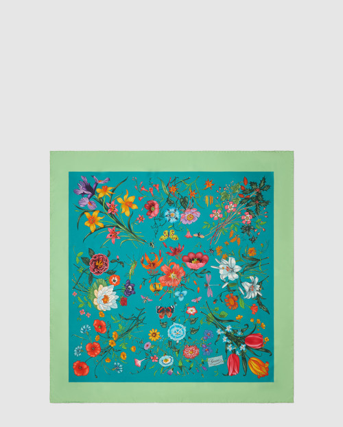 [GUCCI-구찌]프린트 실크 트윌 까레 823486
