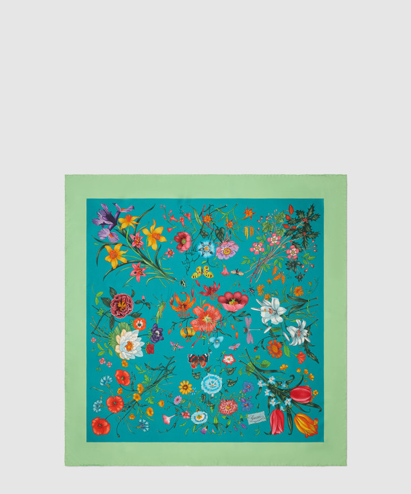 [GUCCI-구찌]프린트 실크 트윌 까레 823486