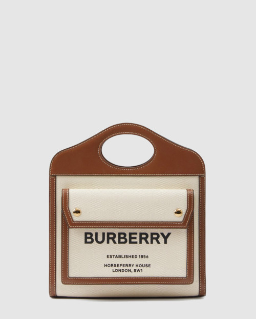 [BURBERRY-버버리]투톤 미니 포켓백 80393611