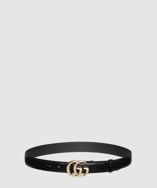 [GUCCI-구찌]GG 마몽 씬 벨트 625839