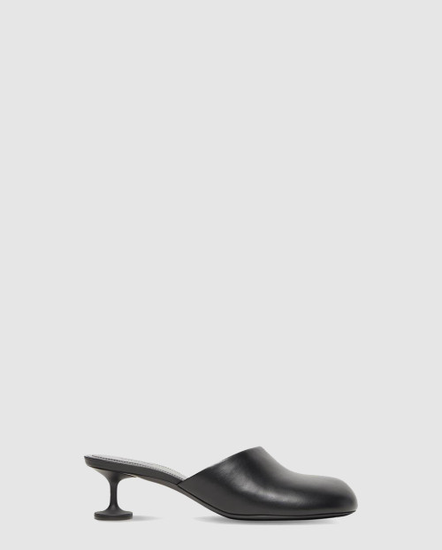 [BALENCIAGA-발렌시아가]레이디 레더 뮬 힐 701921