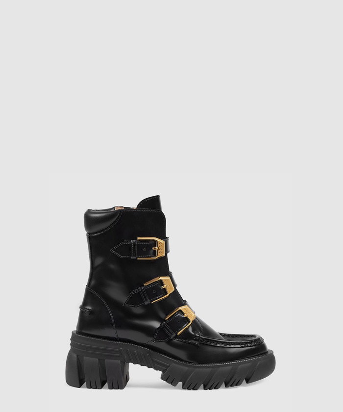 레플리카|이미테이션 gucci-구찌버클이-달린-앵클-부츠-663590