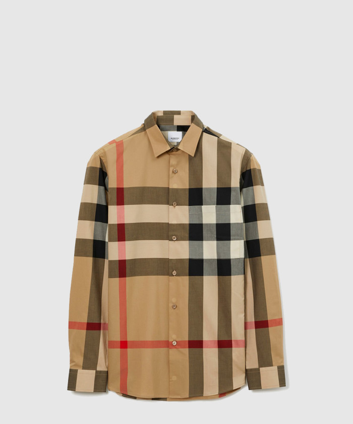 레플리카|이미테이션 burberry-버버리체크-코튼-셔츠-80714451