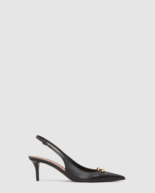 [VALENTINO-발렌티노]송아지 가죽 레이스업 하이힐