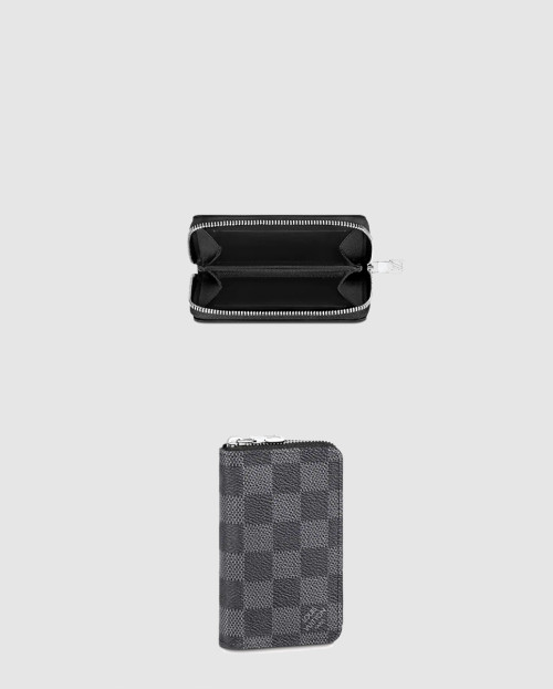 [LOUIS VUITTON-루이비통]스트레이트 지퍼 동전지갑 M63076