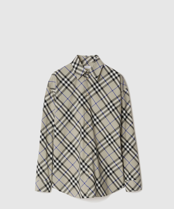 [BURBERRY-버버리]체크 코튼 셔츠 80876421