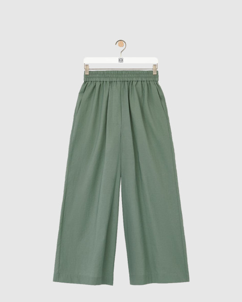 [LOEWE-로에베]크롭 트라우저 코튼 혼방