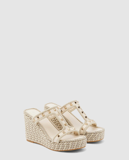 [VALENTINO-발렌티노]락스터드 웨지힐
