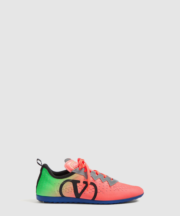 [VALENTINO-발렌티노]테크니컬 패브릭 크로마톤 스니커즈
