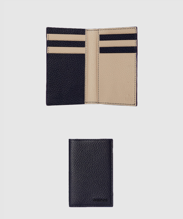 [GUCCI-구찌]내부 투톤 카드 지갑 817038
