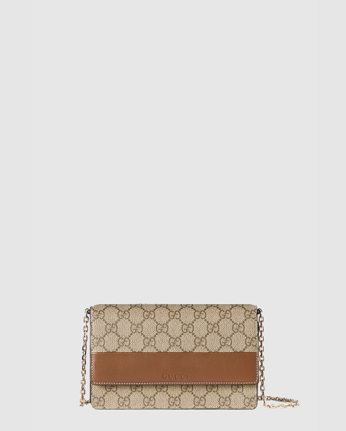 [GUCCI-구찌]GG 엠블럼 체인 지갑 838151