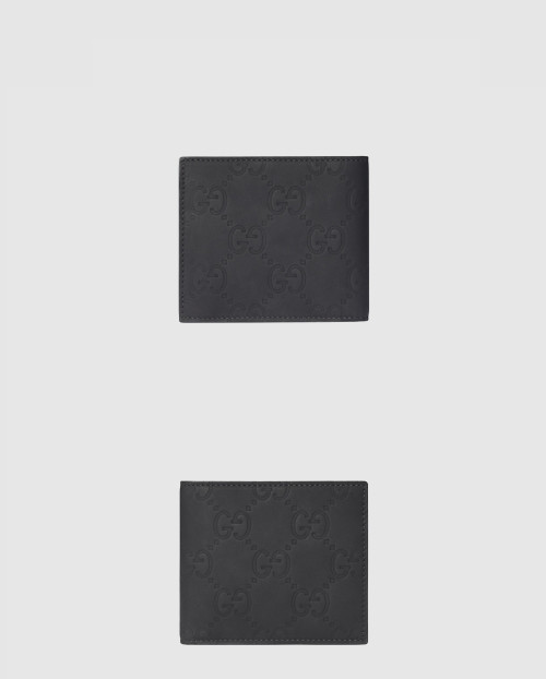 [GUCCI-구찌]GG 더블 접이식 고무 가죽 지갑 771311
