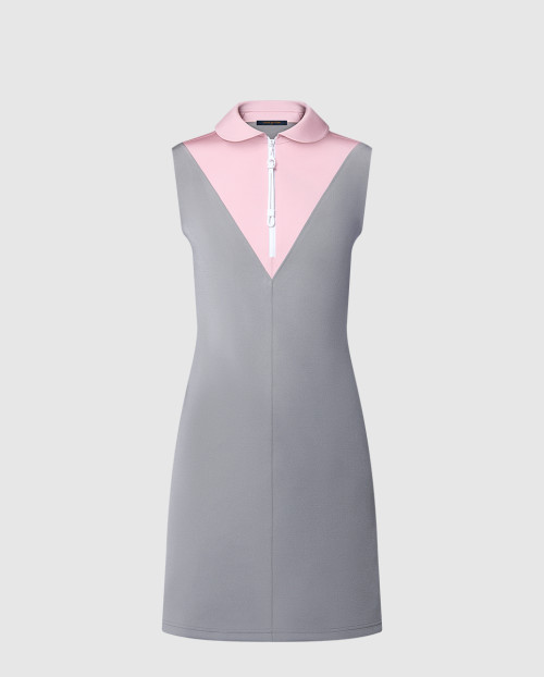 [LOUIS VUITTON-루이비통]컬러 블록 테크니컬 저지 드레스 1AHGU1