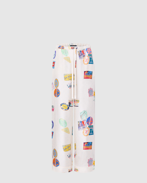 [LOUIS VUITTON-루이비통]Mahina 패치 파자마 팬츠 1AHGB6