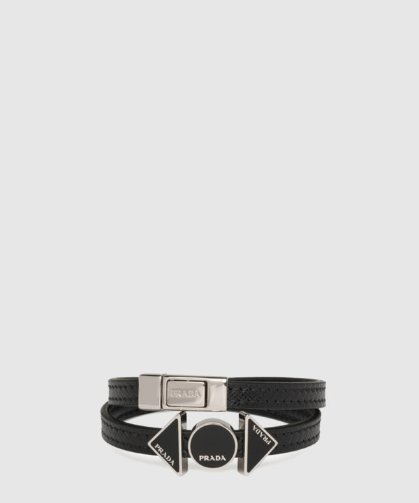 [PRADA-프라다]Saffiano 가죽 팔찌 2IB363