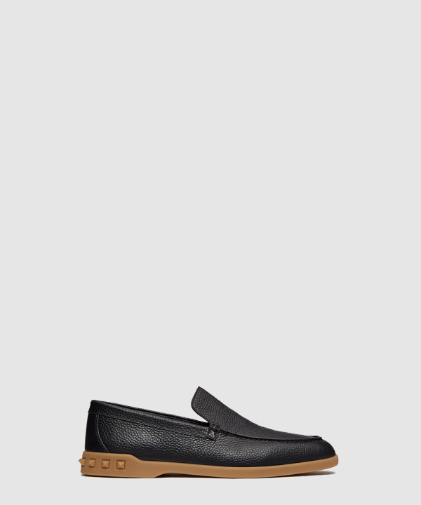 [VALENTINO-발렌티노]송아지 가죽 슬립온 슈즈