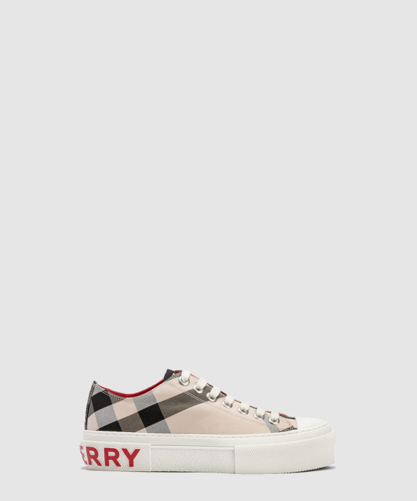 [BURBERRY-버버리]체크 코튼 스니커즈 80525651