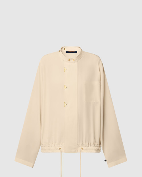 [LOUIS VUITTON-루이비통]버튼이 달린 마오 칼라가 달린 LS 블라우스 1AHGHJ