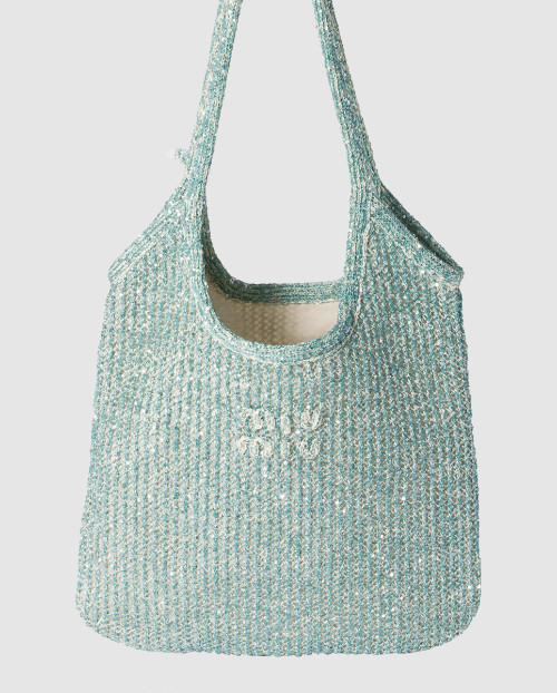 [MIUMIU-미우미우]아이비 스팽글 메쉬 백 5BG231