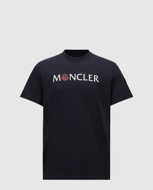 [MONCLER-몽클레어]구두점 로고 코튼 티셔츠