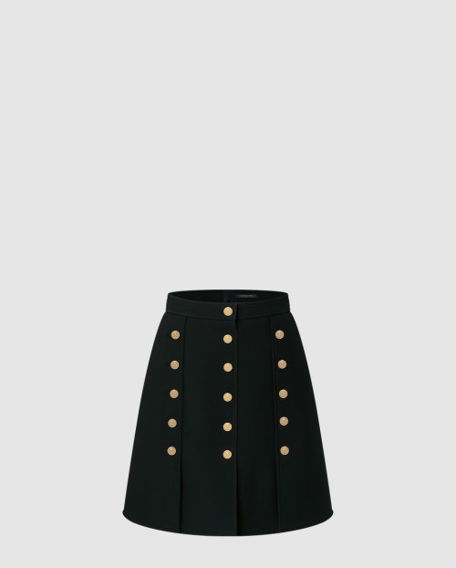 [LOUIS VUITTON-루이비통]버튼 트림 미니 스커트 1AHHNJ