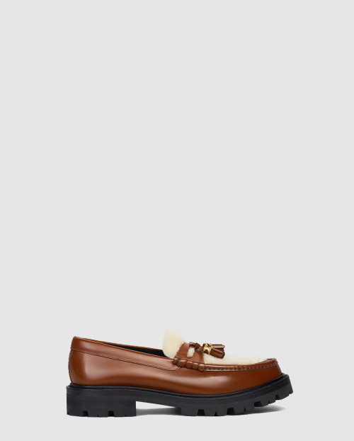 [CELINE-셀린느]양털 태슬 로퍼 344883