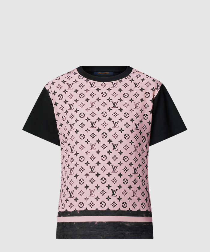 레플리카|이미테이션 louis-vuitton-루이비통워시드-모노그램-프론트-티셔츠-1aiazw