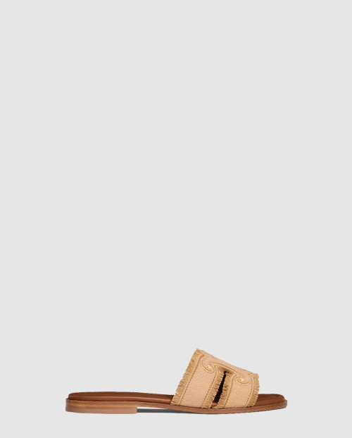 [CELINE-셀린느]코튼 태슬 뮬러 슈즈 362675