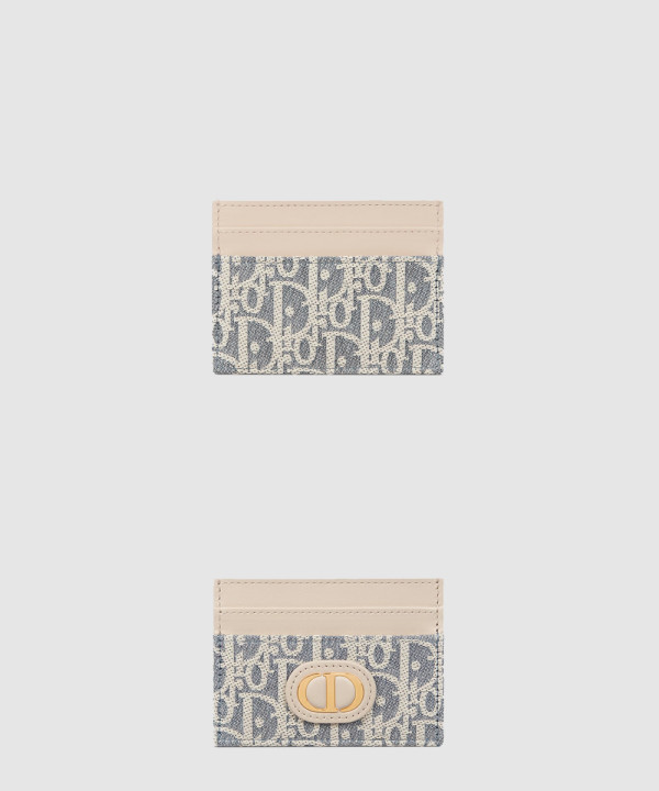 [DIOR-디올]30 Montaigne 몽테인 프리지아 카드 지갑 S2152