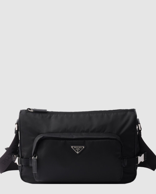 [PRADA-프라다]라지 리나일론 및 사피아노 가죽 숄더백 2VH191
