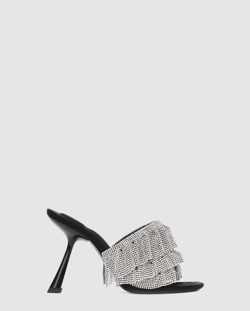 [MCQUEEN-알렉산더맥퀸]큐빅 프릴 샌들 30123S