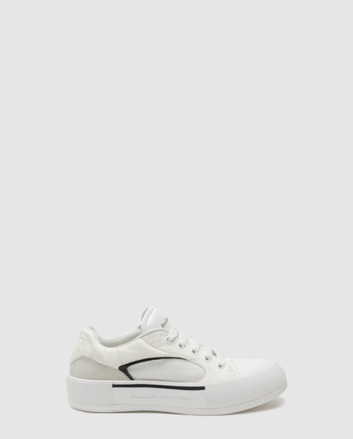 [MCQUEEN-알렉산더맥퀸]스케이트 데크 캔버스 슈즈 777241