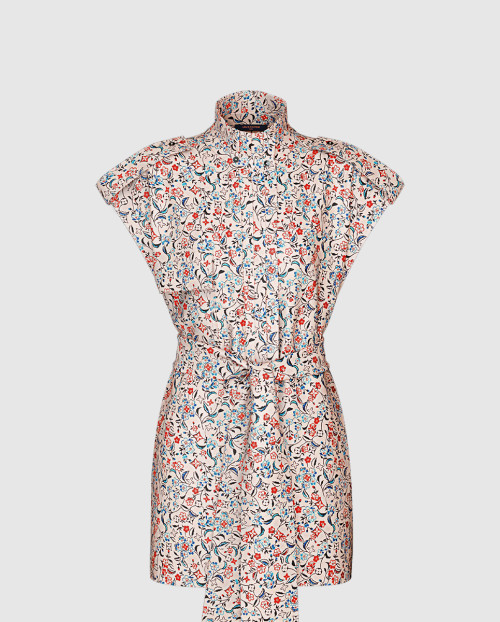 [LOUIS VUITTON-루이비통]모노그램 블룸 벨티드 드레스 1AHHZO