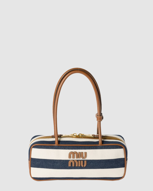 [MIUMIU-미우미우]캔버스 및 가죽보백 5BB173