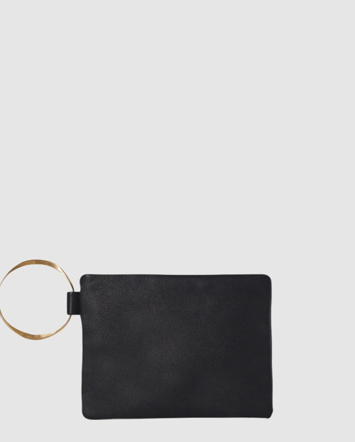 [THE ROW-더로우]스퀘어 가죽 밴드 클러치 W1793L