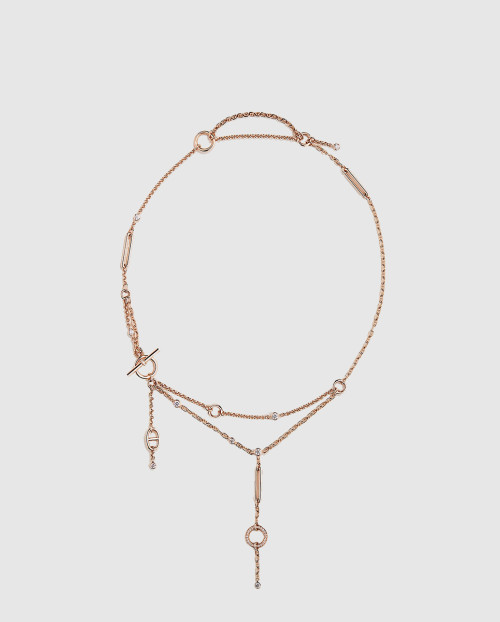 [HERMES-에르메스]Chaine d'ancre Chaos 래리어트 네크리스