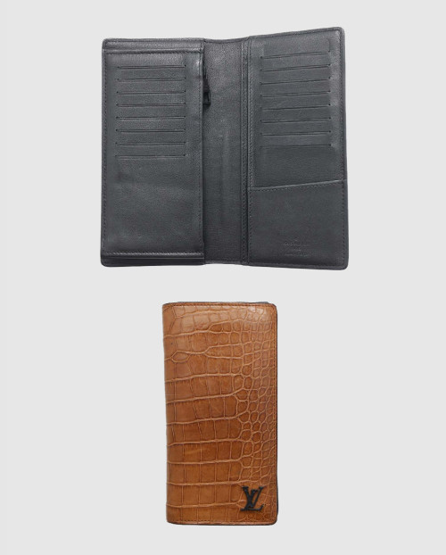 [LOUIS VUITTON-루이비통]악어 가죽 장지갑 M81830