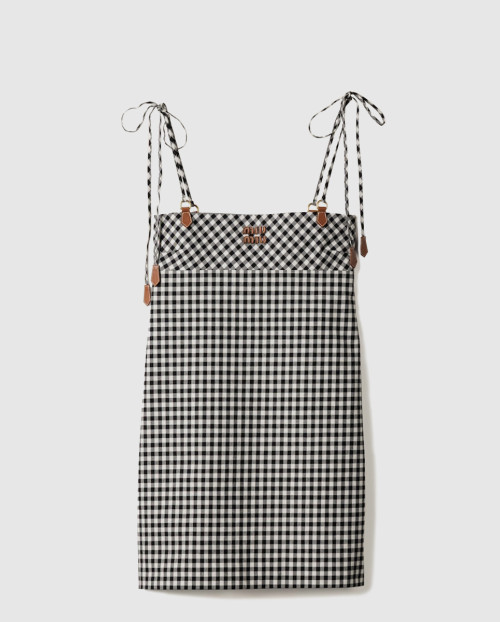 [MIUMIU-미우미우]체크 미니 드레스 MF5860