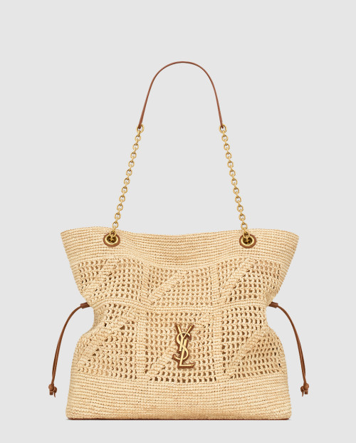 [SAINT LAURENT-생로랑]라피아 소재 JAMIE 쇼퍼 838876