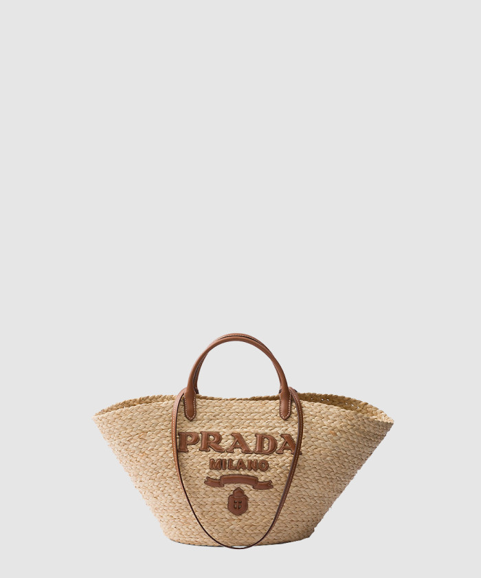 레플리카|이미테이션 prada-프라다라지-라피아-및-가죽-쇼핑백-1bg470