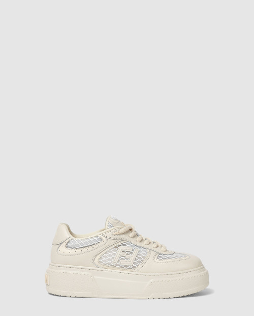 [FENDI-펜디]가죽 메쉬 플랫폼 로우탑 8E8721