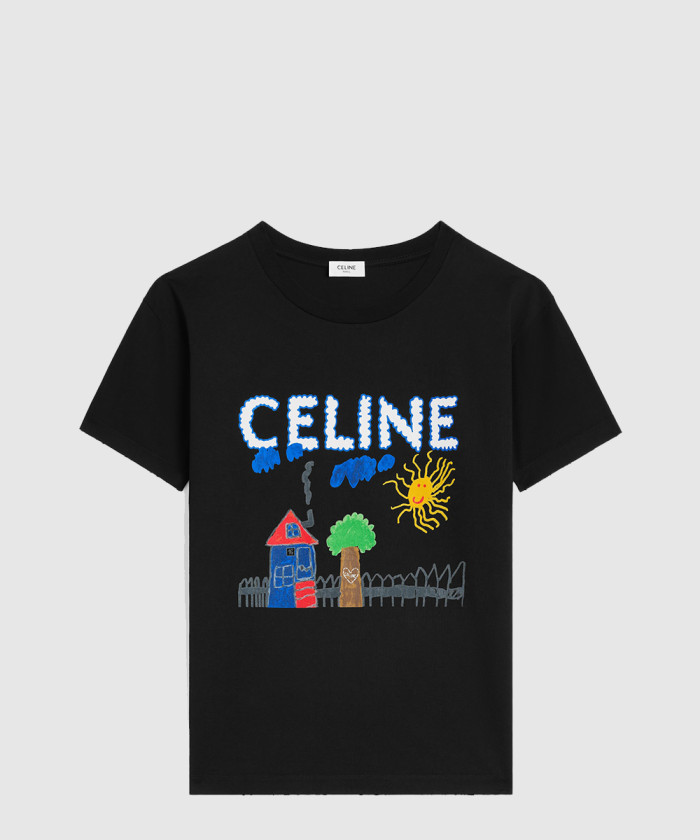 레플리카|이미테이션 celine-셀린느레귤러-티셔츠-코튼-저지-rx0bz5