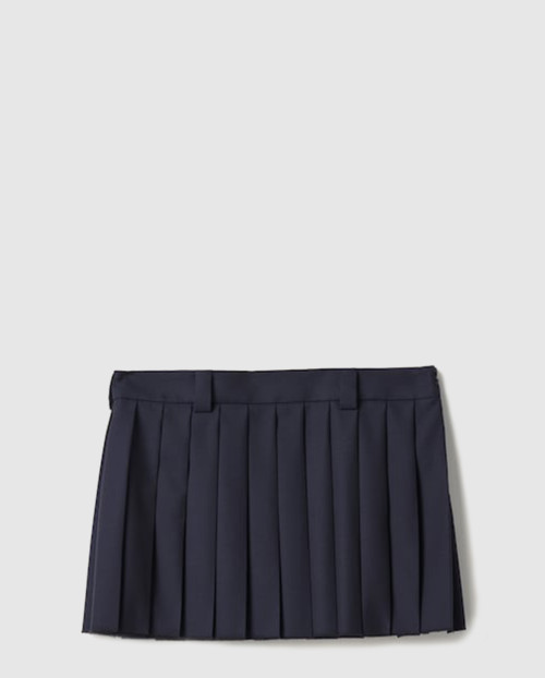 [MIUMIU-미우미우]플리츠 바타비아 미니스커트 MG2040