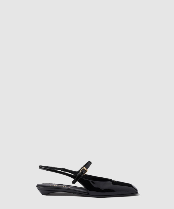 [PRADA-프라다]페이턴트 가죽 백스트랩 1F828N